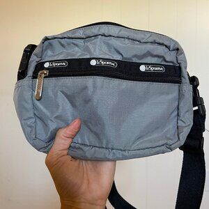 Gray Lesportsac Shoulder / Crossbody Bag